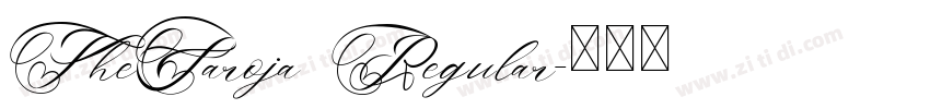 TheSaroja Regular字体转换